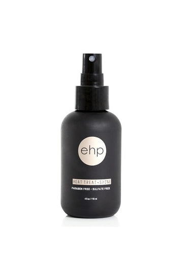 Black bottle of Easihair Pro Heat Treat and Shine For Tape in Hair Extensions